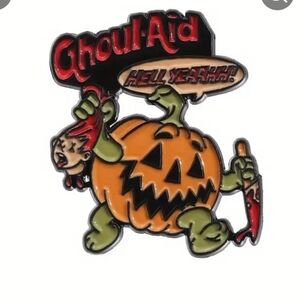 Ghoul Aid Halloween Pin Pumpkin